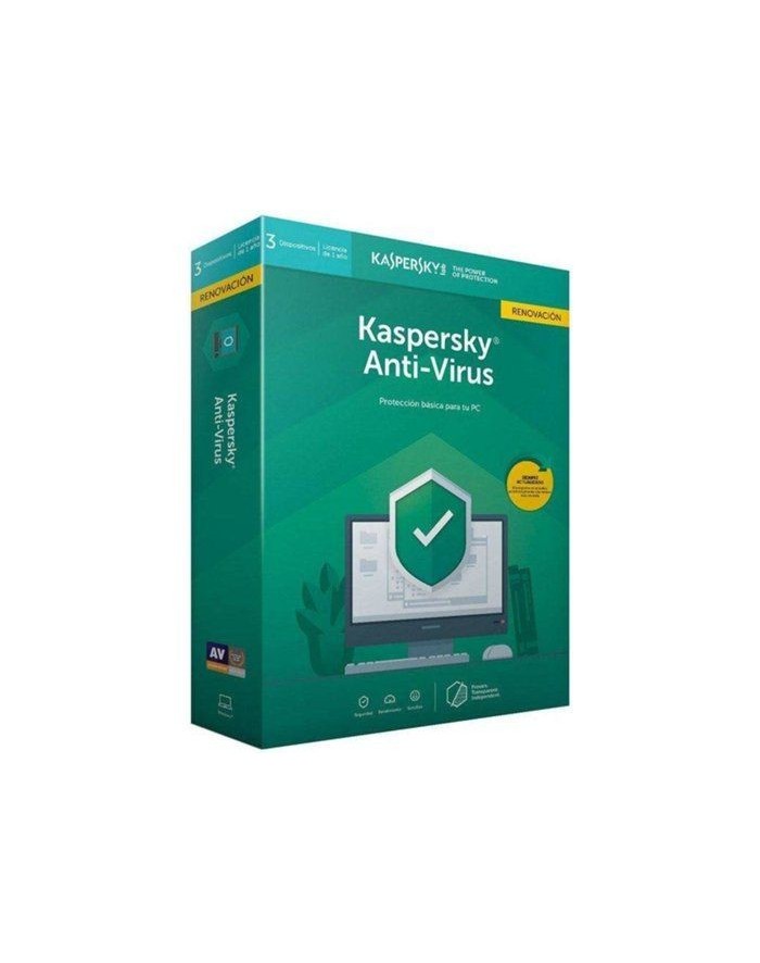 ANTIVIRUS KASPERSKY 2019 3 LICENCIAS RENOVACION